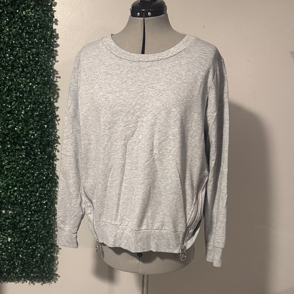 Michael Kors Light Gray Crewneck Sweatshirt